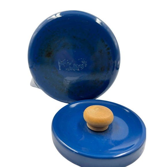 Vintage Blue Enamel 2 Quart Tea Pot The Cellar Macys - Picture 5 of 6